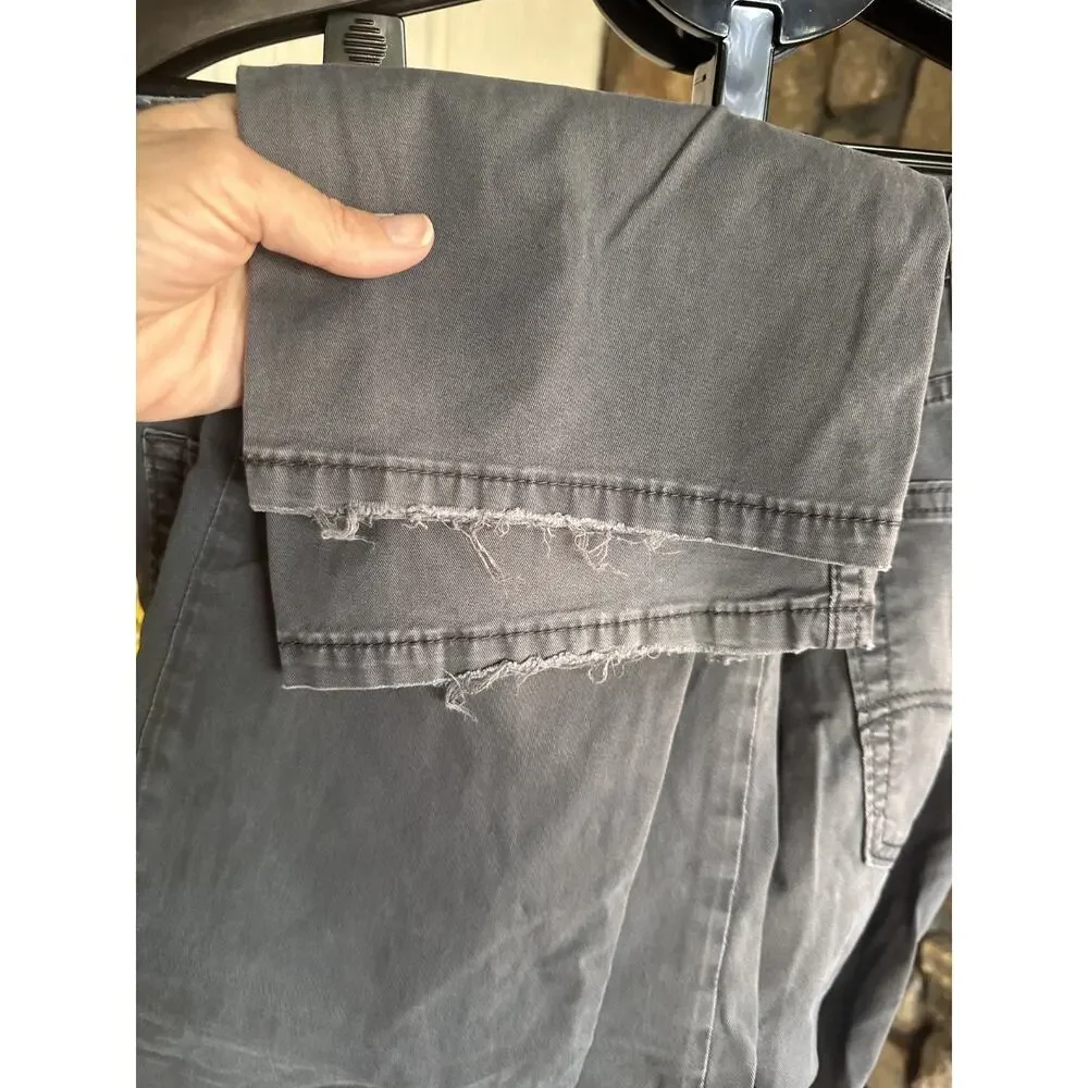 Levis 514 Jeans Mens 32x32 Black Denim Straight Leg Fit Charcoal Wash Stretch